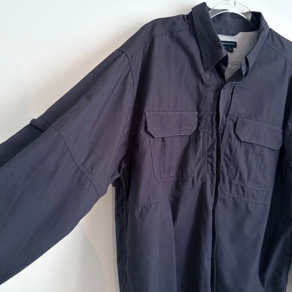 5.11 | Men's Blue Gray Button-Up Tactical Series Taclite Pro Long Sleeve Size XL - Picture 4 of 10